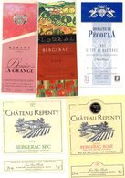 Lot De 32 Etiquettes De Vin De 2003 Plusieurs Vignobles - Colecciones & Series