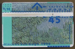 Telefoonkaart.- 006F15327. Nederland. PTT Telecom  Vincent Van Gogh. 45 Eenheden. 10 Gulden. Saint Remy, 1889 - öffentlich