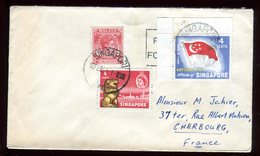 Singapour - Enveloppe Pour La France En 1961 - Singapur (1959-...)