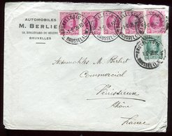 Belgique - Enveloppe Commerciale De Bruxelles Pour La France En 1926 - Brieven En Documenten