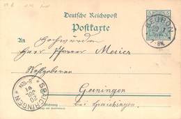 P50b Deutsches Reich 1901 AKS - Briefkaarten