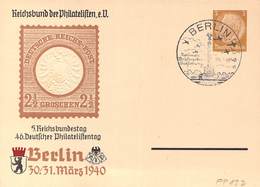 PP122 Deutsches Reich 1940 Sammlerbeleg - Postkarten