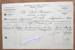 Charbons En Gros & Détail, Ch. Dick-Masure, Coupure, Gent 1914 - 1900 – 1949