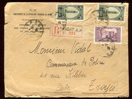 Maroc - Enveloppe En Recommandé De Rabat Pour La France En 1928 - Lettres & Documents