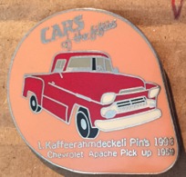 CARS OF THE FIFTIES - VOITURE DES ANNEES 50 - CHEVROLET APACHE PICK UP 1959  - CREME A CAFE    - (18) - Andere & Zonder Classificatie