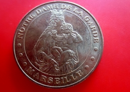 Vierge à L'enfant-Notre Dame De La Garde 2009 Marseille Jeton Touristique-Monnaie De Paris- Jeton & Médaille France - 2009