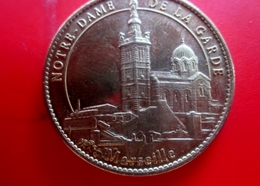 Notre Dame De La Garde Marseille- Paz Paix - Jeton Touristique-Monnaie De Paris-Jeton & Médaille France - Zonder Datum