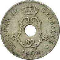 Monnaie, Belgique, 25 Centimes, 1909, TB+, Copper-nickel, KM:62 - 25 Centimes