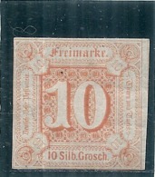 ALLEMAGNE  TOUR Et TAXIS  N° 13 Côte 4€  10K Orange Grosse Charniere - Mint