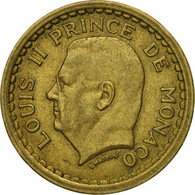 Monnaie, Monaco, Franc, Undated (1943), TB+, Cupro-Aluminium, Gadoury:MC 132 - 1922-1949 Louis II