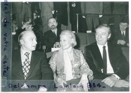 Photo De Presse - Original - Yves MONTAND, Michéle MORGAN, Gérard OURY, Film,  07-04-1952, Scans. - Célébrités