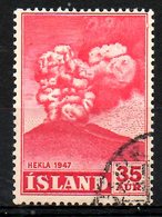 ISLANDE. N°210 Oblitéré De 1948. Volcan. - Volcanos