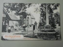 ANGLETERRE HEREFORDSHIRE EDNA LYALL'S GRAVE & OLD CROSS BOSBURY N. R. LEDBURY - Herefordshire