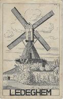 Ledeghem    -    LITHO   -   Molen - Ledegem