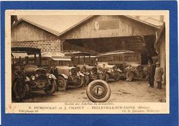 CPA Rhône Belleville Sur Saône Publicité Publicitaire Voiture Automobile Camions Non Circulé - Belleville Sur Saone