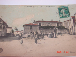 C.P.A.- Coex (85) - Place Du Marché - 1910 - SUP (AN 8 ) - Sonstige Gemeinden