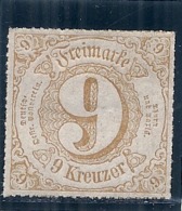 ALLEMAGNE  TOUR Et TAXIS 9K Brun Sans Gomme   Percé En Ligne Colorée  N°52 Cote 2.25€ - Neufs