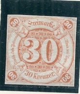 ALLEMAGNE  TOUR Et TAXIS  30K  Orange Sans Gomme ND - Côte 4€ - Mint