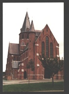 Waasmunster - Ruiter - Sint-Jan-Baptistkerk - Postkaart Van Originele Foto Drukk. Hofman Waasmunster - Waasmunster