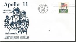 SPACE, U S A, FDC - North  America