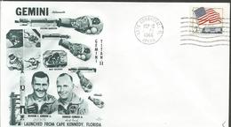 SPACE, U S A, FDC - Amérique Du Nord