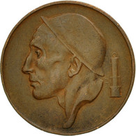 Monnaie, Belgique, 50 Centimes, 1953, Bruxelles, TTB, Bronze, KM:145 - 25 Cents