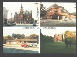 Maldegem - Groeten Uit Maldegem - Nieuwstaat - Vintage Cars - Maldegem