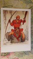 "ROBIN HOOD" - OLD USSR Postcard -1975 - ARCHERY - Archer - Rare! - Tiro Al Arco