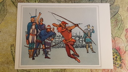 "ROBIN HOOD" - OLD USSR Postcard -1975 - ARCHERY - Archer - Tir à L'Arc