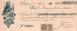 LETTRE DE CHANGE - LA CONFIANCE COMMERCIALE - BORDEAUX - 1901 - Bills Of Exchange