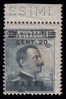 Italia - Isole Egeo: Carchi - 20 C. Su 15 C. Grigio Nero - 1916 (B) - Aegean (Carchi)