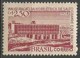 LSJP BRAZIL INAUGURATION FACTORY HYDROELECTRIC SALTO GRANDE 1958 - Unused Stamps