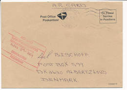 Service Des Postes Postal Service Cover - 26 July 2000 Welkom To Denmark - Lettres & Documents