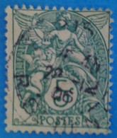 France 1900 : Type Blanc Vert-bleu (IA) N° 111c Oblitéré - Autres & Non Classés