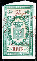 !										■■■■■ds■■ Cape Verde Revenue Imposto De Selo Arnsa With Crown 60 Réis (x12172) - Oblitérés