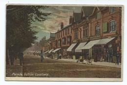 Herefordshire  Parade Sutton Coldfield Animated Hand Coloured Rp. Posted 1916 - Herefordshire
