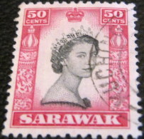 Sarawak 1955 Queen Elizabeth II 50c - Used - Sarawak (...-1963)