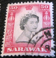 Sarawak 1955 Queen Elizabeth II 50c - Used - Sarawak (...-1963)