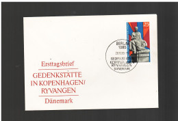 Germania Est - Ddr - 1969  Fdc INTERN. MAHN-UND GEDENKSTATTEN  - COPENHAGEN - 1950-1970