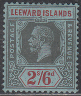 LEEWARD ISLANDS     SCOTT NO. 56    MINT HINGED     YEAR 1912     WMK-3 - Leeward  Islands