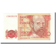 Billet, Espagne, 200 Pesetas, 1980-09-16, KM:156, NEUF - [ 4] 1975-… : Juan Carlos I