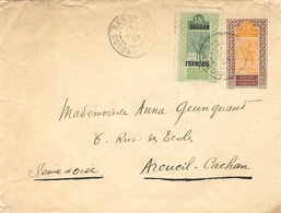 1925- Enveloppe E P  15 C Du Haut Sénégal / Niger  + 15 C Soudan  Oblit. SEGOU Pour La France - Cartas & Documentos