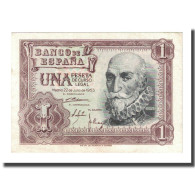 Billet, Espagne, 1 Peseta, 1953-07-22, KM:144a, SUP - 1-2 Pesetas