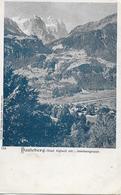 HASLEBERG → Hotel Alpbach Mit Wetterhorngruppe, Alter Lichtdruck Ca.1900 - Hasle Bei Burgdorf