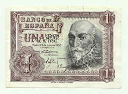 España - 1 Peseta - 1953 - UNC - 1-2 Pesetas