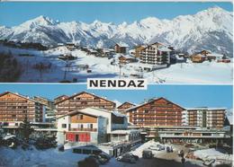 Nendaz-Station Et Les Alpes Bernoises En Hiver Im Winter - Photo: Darbellay - Nendaz