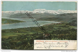 Uetliberg - Blick Auf Zürichsee Und Glarneralpen - Verlag Gebr. Wehrli Kilchberg Gel. 1903 - Kilchberg