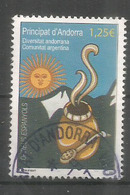 ANDORRA. Diversité Andorrane. Communauté Argentine. Un Timbre Oblitéré 1 ère Qualité - Used Stamps