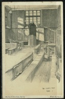 RB 1216 -  Early Postcard - The Fourth Form Room Harrow School - Middlesex - Middlesex