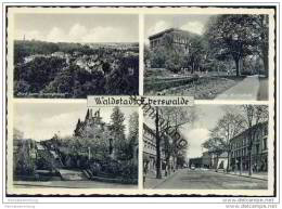 Eberswalde - Blick Vom Drachenkopf - Forstliche Hochschule - Bismarcktreppe - Eisenbahnstrasse - AK Grossformat - Eberswalde